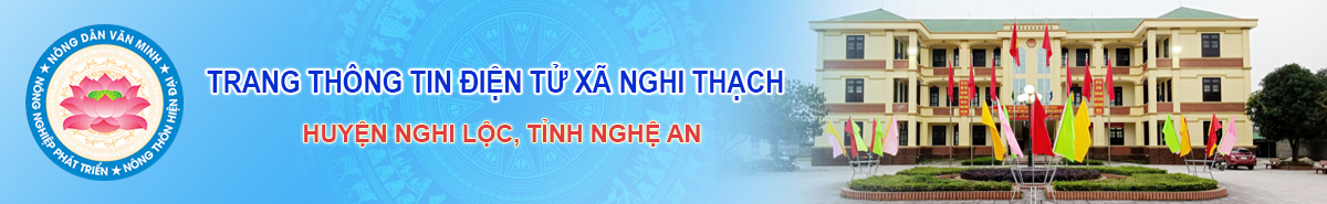 Trang thông tin điện tử xã Nghi Thạch - Huyện Nghi Lộc - Nghệ An